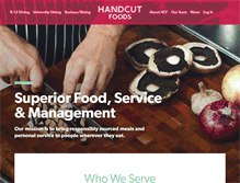 Tablet Screenshot of handcutfoods.com